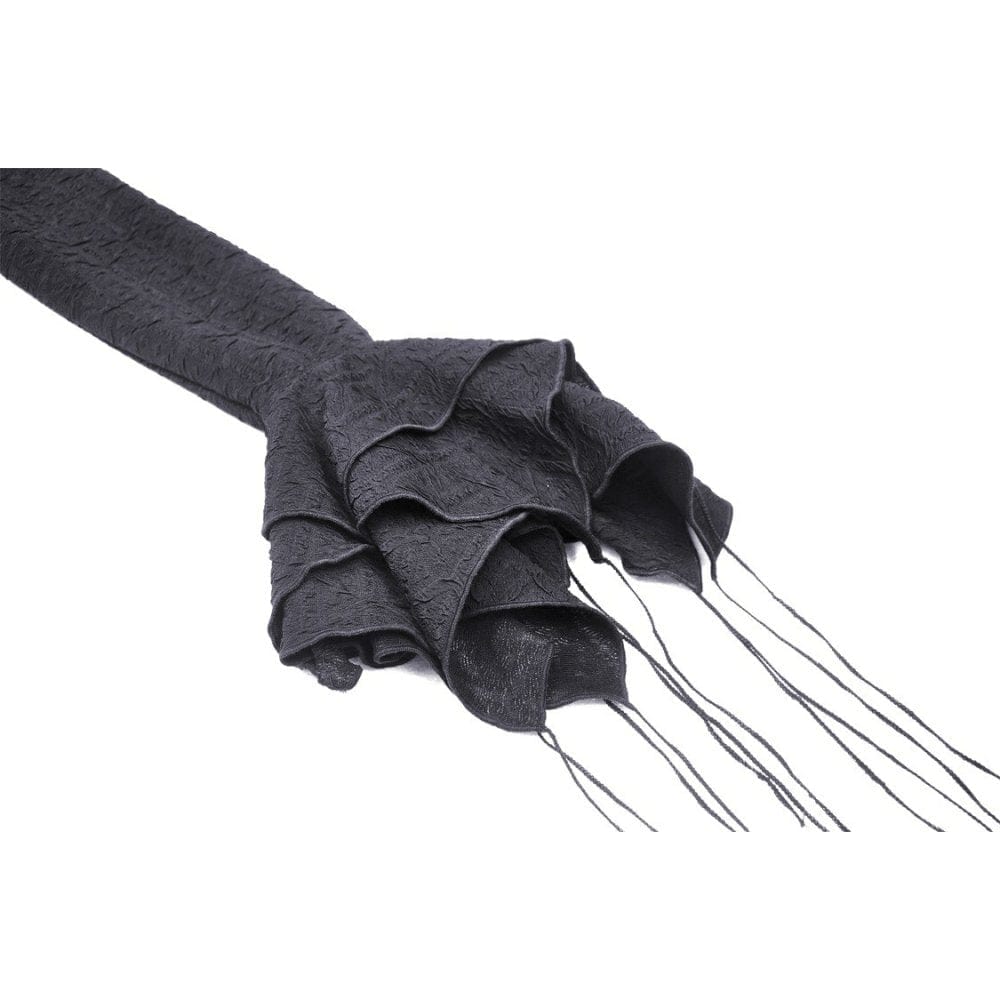 Darkinlove Women's Gothic Off Shoulder Flared Sleeved Crop Top