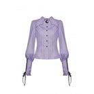 Darkinlove Women's Gothic Star Collar Puff Sleeved Shirt