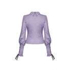 Darkinlove Women's Gothic Star Collar Puff Sleeved Shirt