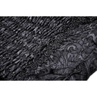 Darkinlove Women's Gothic Strappy Ruffled Mesh Tunic Skirt