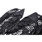 Darkinlove Women's Gothic Turn-down Collar Irregular Lace Dress