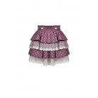 Darkinlove Women's Lolita Angel Multilayer Plaid Suspender Skirt