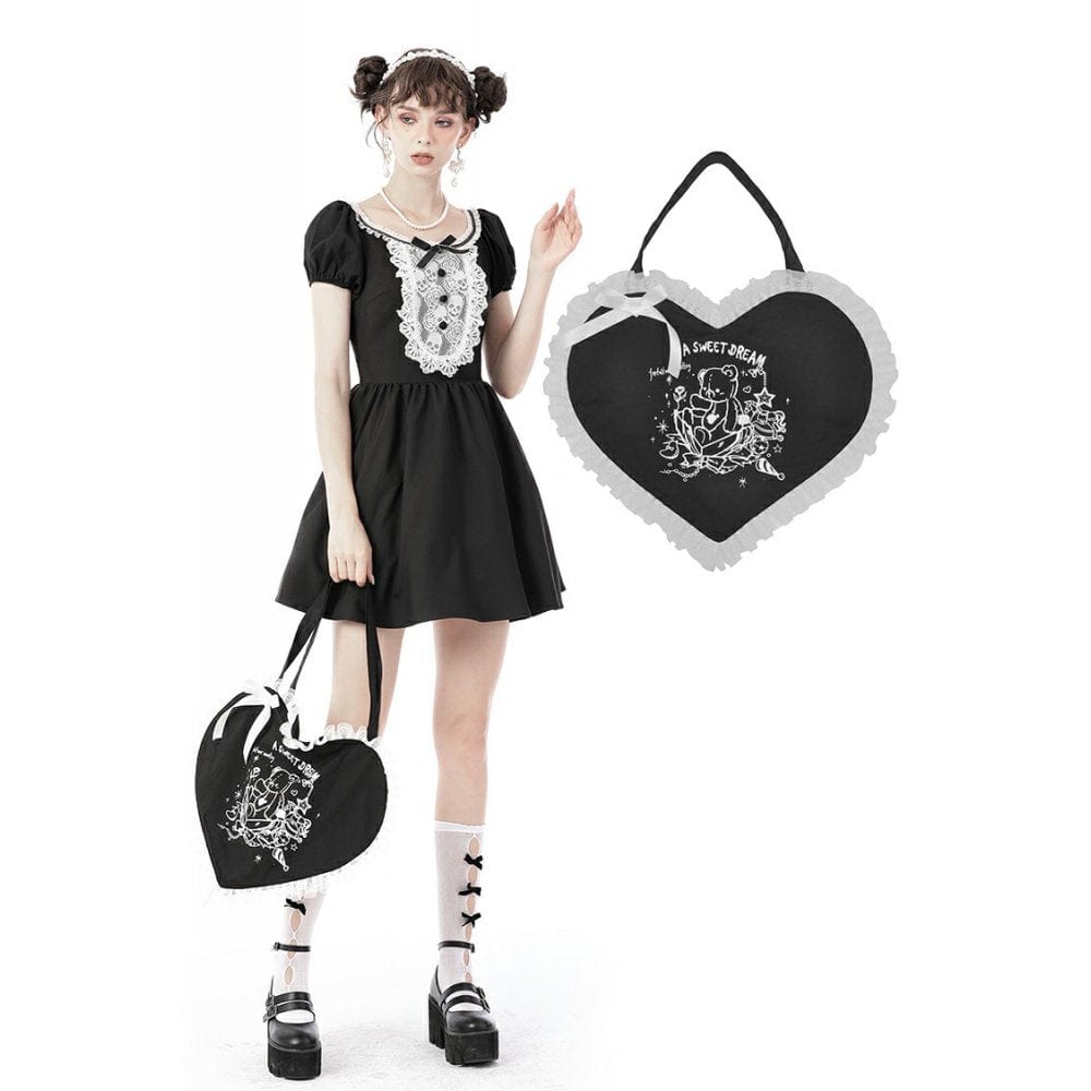 Darkinlove Women's Lolita Little Bear Shoulder Bag