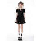 Darkinlove Women's Lolita Off Shoulder Ruffles Top