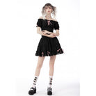 Darkinlove Women's Lolita Off Shoulder Ruffles Top