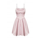 Darkinlove Women's Lolita Pink Bowknot Slip Dress