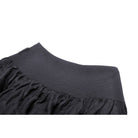 Darkinlove Women's Punk Irregular Mesh Splice Draped Skirt