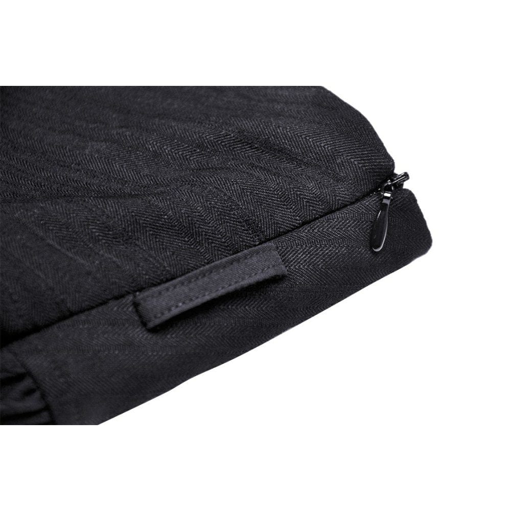 Darkinlove Women's Punk Irregular Mesh Splice Draped Skirt