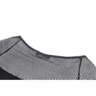 Darkinlove Women's Punk Plunging Mesh Splice Shirt with Oversleeves