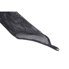 Darkinlove Women's Punk Plunging Mesh Splice Shirt with Oversleeves