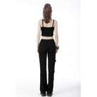 Darkinlove Women's Punk Ripped Devil Fish Bustier