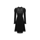 Darkinlove Women's Vintage Lace Collar Velet Dresses
