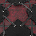 DEVIL FASHION Gothic Strappy Unedged Pillow Case with Pillow Inner