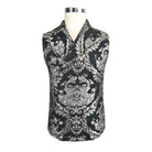 DEVIL FASHION Men's Double Breasted Waistcoat