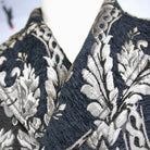 DEVIL FASHION Men's Double Breasted Waistcoat