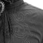 DEVIL FASHION Men's Goth Puff Sleeved Shirt With Bow tie