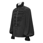 Men's Gothic Falbala Collar Ruffles Puff Sleeves Shirts