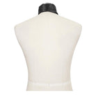 DEVIL FASHION Men's Gothic Floral Printed Crystal Stone Necktie Black