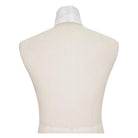 DEVIL FASHION Men's Gothic Floral Printed Crystal Stone Necktie White