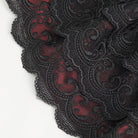 DEVIL FASHION Men's Gothic Layered Bead Lace Necktie