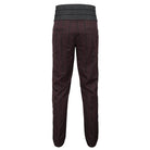 DEVIL FASHION Men's Gothic Ribbed High-waisted Pants Red