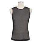 DEVIL FASHION Men's Gothic Sheer Mesh Tank Tops
