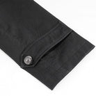 DEVIL FASHION Men's Gothic Turn-down Collar Cross Zipper Coat