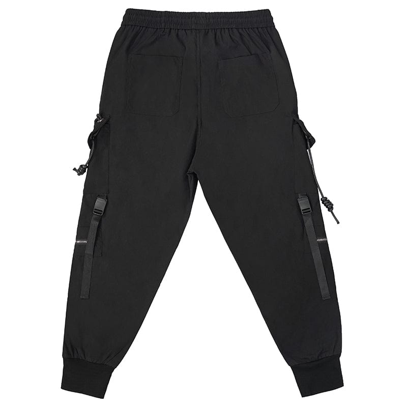 DEVIL FASHION Men's Punk Cargo Pants