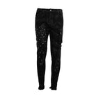 Men's Punk Rivets Straight-leg Pants