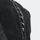 DEVIL FASHION Men's Punk Stand Collar Studded Vest