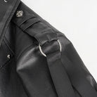 DEVIL FASHION Men's Punk Studded Strap Jacket