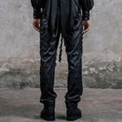 DEVIL FASHION Men's Vintage Brocade Trousers