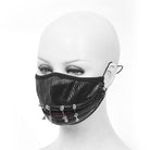 DEVIL FASHION Unisex Gothic Rivets Mask