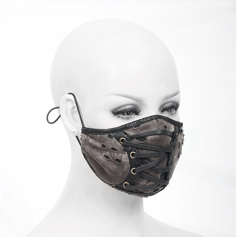 DEVIL FASHION Unisex Gothic Tie-dye Mask