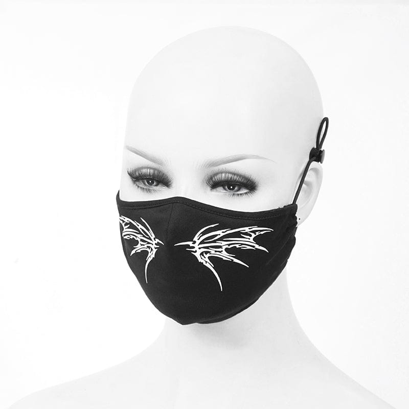 DEVIL FASHION Unisex Punk Swallow Mask