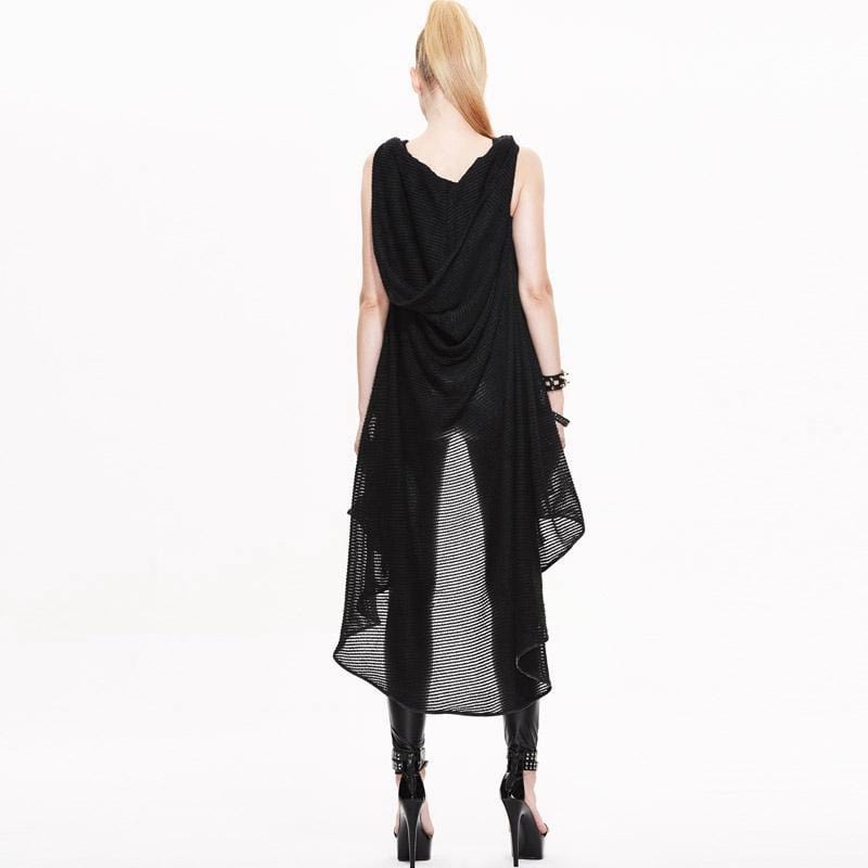 DEVIL FASHION Women's Draped Punk Cape