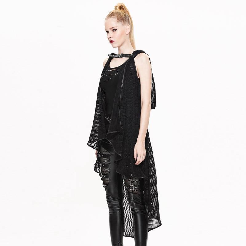 DEVIL FASHION Women's Draped Punk Cape