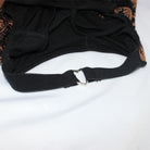 DEVIL FASHION Women's Goth Hollow Out Irregular Floral Dress