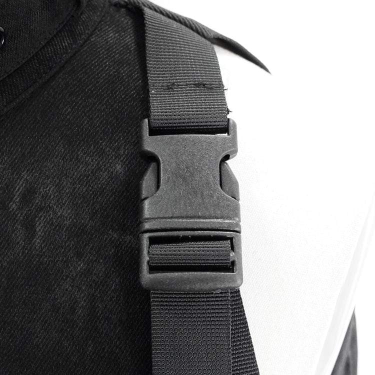 DEVIL FASHION Women's Goth Off Shoulder Slim Fitted Jackets