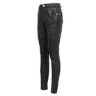 Women's Gothic Dendritic Pattern Slim Fitted Pants