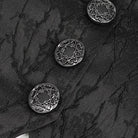 DEVIL FASHION Women's Gothic Floral Embroidered Swallow-tailed Vest