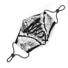 DEVIL FASHION Women's Gothic Floral Lace Mask