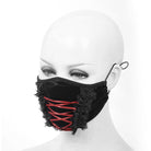 DEVIL FASHION Women's Gothic Floral Lace Mask