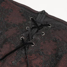 DEVIL FASHION Women's Gothic Off Shoulder Lace Splice Dress