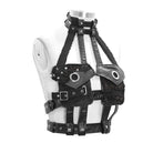 Women's Gothic Punk PU Leather Pocket Harness