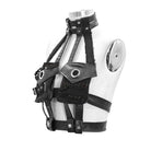 Women's Gothic Punk PU Leather Pocket Harness
