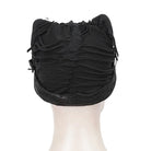 DEVIL FASHION Women's Gothic Ripped Hat with Chain