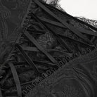 DEVIL FASHION Women's Gothic Ruffled Lace Splice Shirt