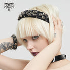 DEVIL FASHION Women's Gothic Skulls Hair Band