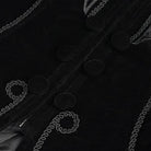 DEVIL FASHION Women's Gothic Stand Collar Floral Embroidered Jacket